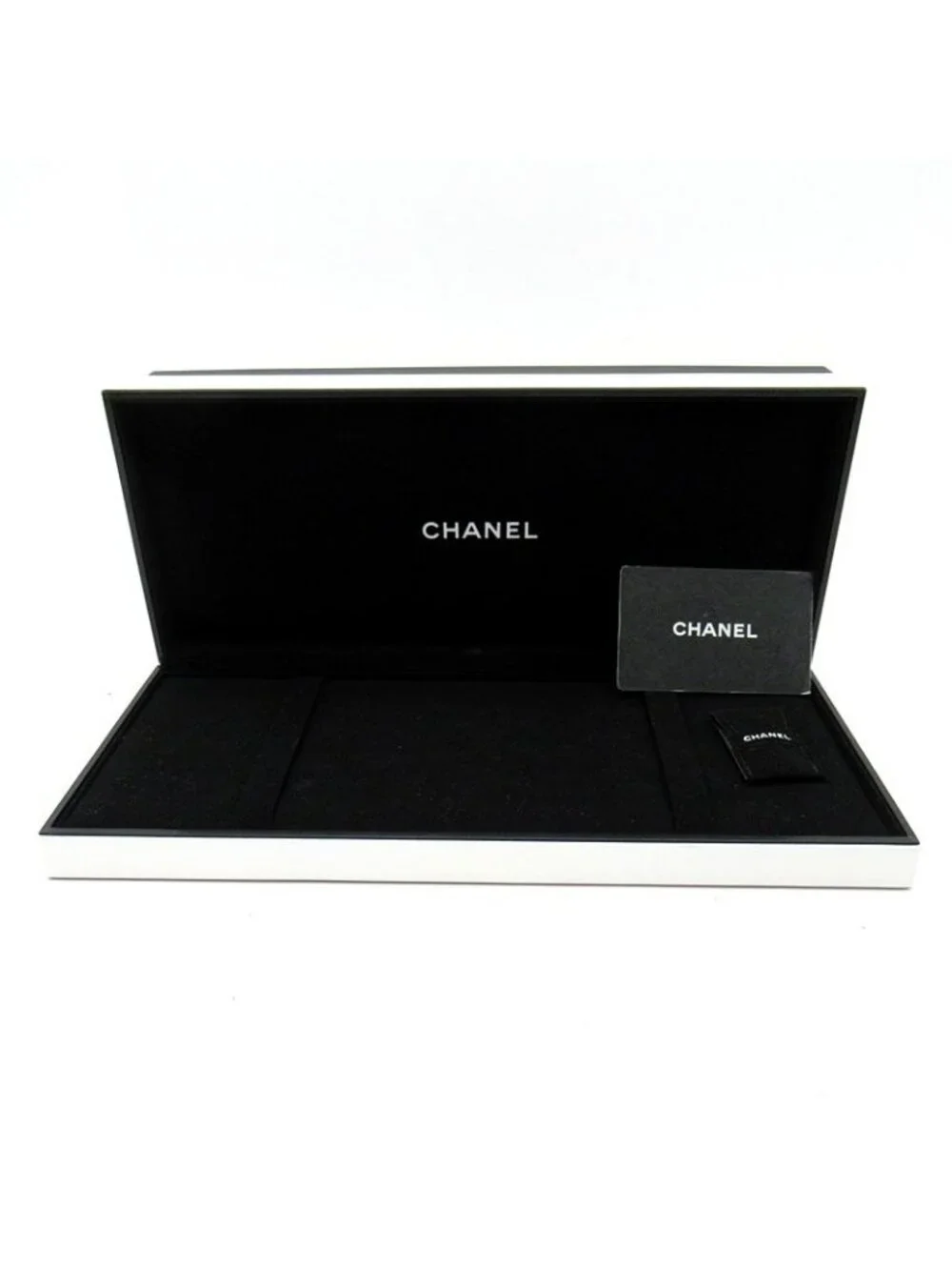 Chanel Premier Charm Couture M Watch Box Leather Black